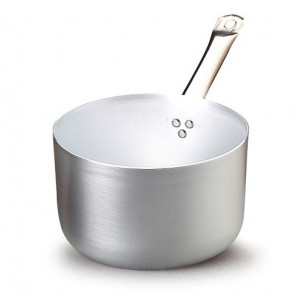 Deep saucepan 1 handle in aluminium for inductiontion thickness 3 Cm Model 290-4