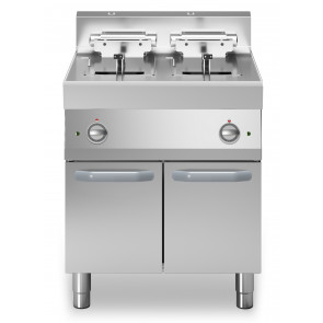 Electric fryer ECO 2 tanks MDLR Closed cabinet Model F7070FRESE2V10P