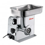 Meat grinder Model TC8VEGASFX Structure in robust anodized aluminum profile and stainless steel sides Hourly production kg/h. 70