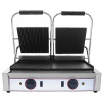 Double panini grill Model R2L2 cast iron One smooth side One striped side
