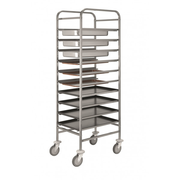 Tray and tray holder trolley Model CA1650