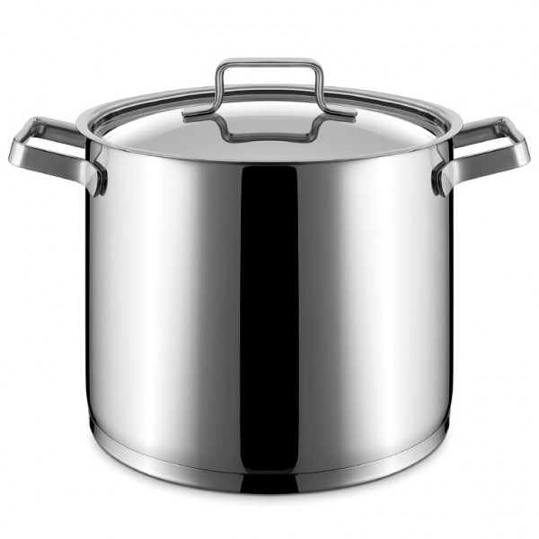 Stainless steel pot with lid suitable for induction cookers Model P4580