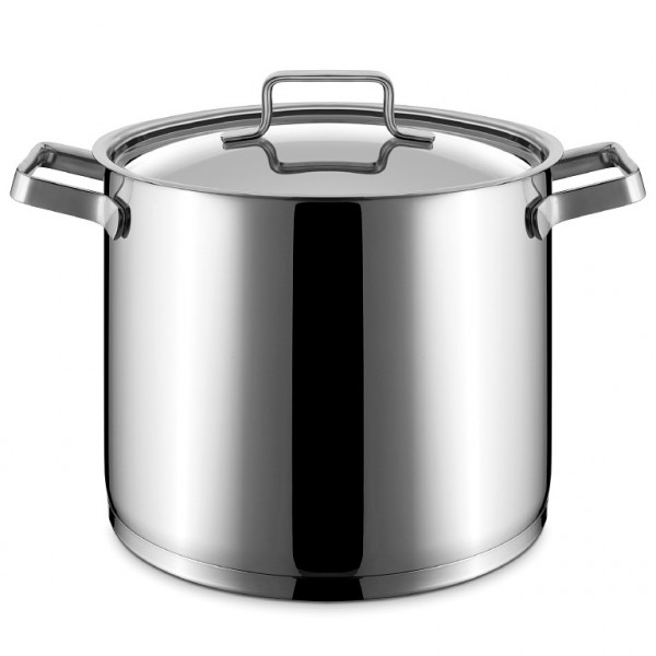 Stainless steel pot with lid suitable for induction cookers Model P4580