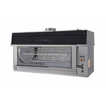 Electric island rotisserie ENG Model ISOLA84P Capacity N. 84 Chickens N. 8+4 stainless steel tubular spits mm 12 x 12