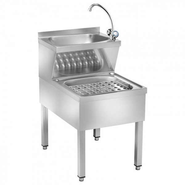 Stainless steel combi hand washer and rags washer Model LMMC