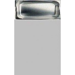 Stainless steel gastronorm container 18/10 AISI 304 GN 2/8 Model BA28100