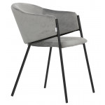 Indoor armchair TESR Powder coated metal frame, velvet covering. Model 1939-UK02