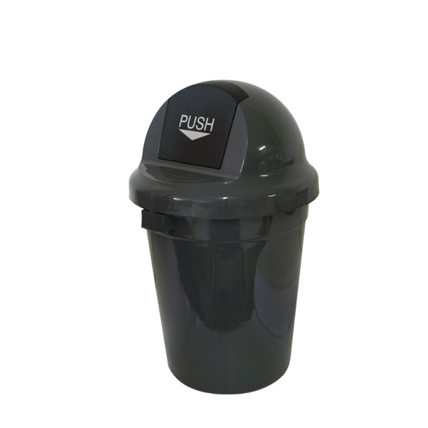 Push bin in polypropylene dark grey MDL - Model GABIPUSH 102011
