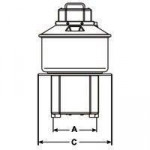 Spiral pizza mixer Model HERCULES 40 TA Lifting head Dough capacity 35 kg