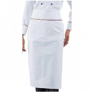 Chef apron Rondin Italy IC 100% cotton White with Italia logo cord Model 114410