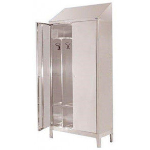 Changing room locker made of stainless steel 304 IXP N.1 COMPARTMENT N.2 hinged door Model 69407