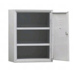 Special changing room locker FAS made of steel sheet Thickness 6/10 N.1 Compartment N.1 Hinged door Two shelves Model H060Q0801A