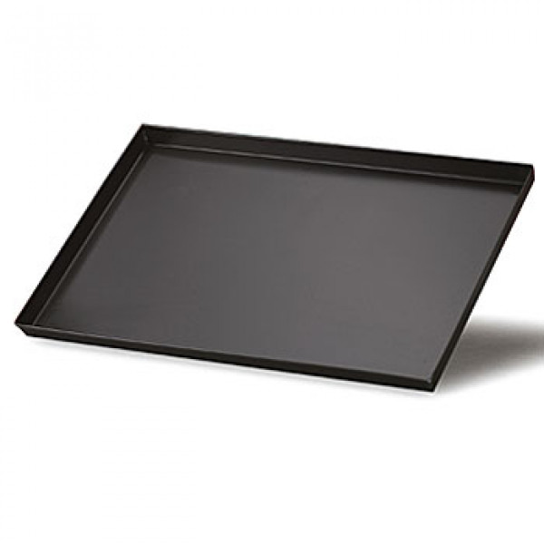 Blue aluminized steel teflon-coated pan for pastry and pizza Modello TREPLB4