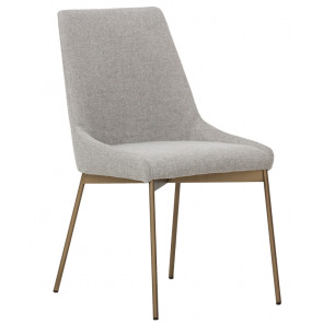 Indoor armchair TESR Powder coated metal frame, padded seat and backrest, fabric Model 470-GA2