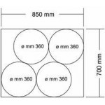 Pizza oven Model VESUVIO 105x70 Digital Electric