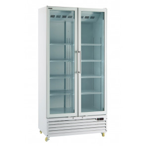 Ventilated refrigerated display 2 doors KLI Model ICOOL80JUMBOWhite