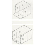 Modular cold room Model JS/SP/7/134X134X207 Panel thickness 7 cm Without floor Without engine