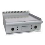 Countertop gas fry top CI Model RisFry017 2 cooking zones SMOOTH PLATE Power kW 12