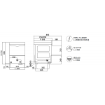 Electronic glasswasher Compack stainless steel Max glass height cm 27,5 square basket 40X40 Model X29E