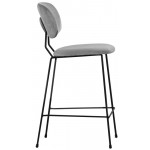 Indoor stool TESR Powder coated metal frame Velvet covering Model 081-FR26 DIFFERENT COLOURS