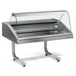 Refrigerated fish Counter Zoin Model VR RP100PSSGR curved glass Static refrigeration Incorporated group