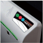 Electric hand dryer MDC New generation super-fast and super-powerful satin finish with air blade in ABS, without resistance for energy saving and with device to collect water drops and Hepa filter Model M14ACS