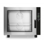 Electric convection oven with humidifier MDLR for gastronomy Capacity n.6 x GN 1/1 Hinged door Model GEU611P