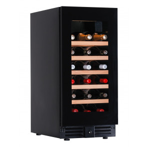 Ventilated wine cooler KLI Model CW37G1TB for 28 bottles of 0,75 lt
