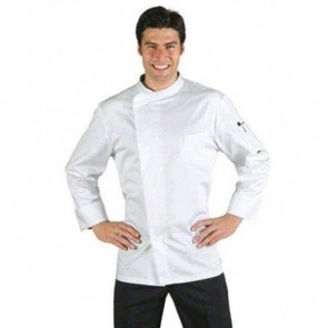 Chef jacket Bilbao Satin IC 100% cotton satin Available in different sizes Model 059309