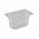 Polypropylene gastronorm container 1/9 Model PP19100