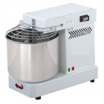 Spiral mixer with fixed head Fg Model IM10 Dough per batch 10 Kg Hourly production 30 Kg White