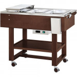 Heated trolley Model CL2770N for boiled and roasted meats Various colours