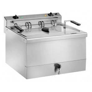 Electric fryer Countertop with tap Model FC18 Power 9 KW