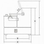 Countertop cutter Model C15 Over-the-counter