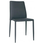 Stackable indoor chair TESR Metal frame Synthetic leather covering Model 949-F400