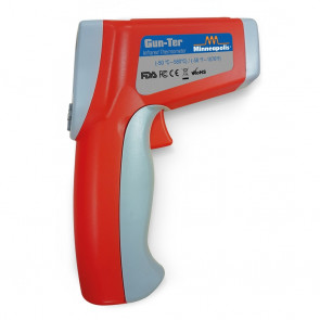 Digital Infrared Thermometer 2 Laser Model GUN-TER Division 0.1 °C / 0.1 F Selectable Temperature °C or F LCD Screen