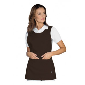 Lady Papeete apron 100% Polyester Dark Brown Model 013285