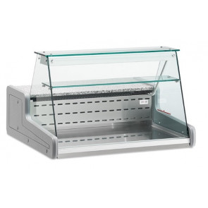 Static Refrigerated Showcase  Ideal for Displaying Fresh Food Zoin Model VR RD100PSSG Glass Straight Static  Refrigeration built-in group