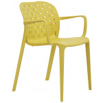 Stackable outdoor chair TESR Polypropylene frame with fiberglass Model 1502-9E