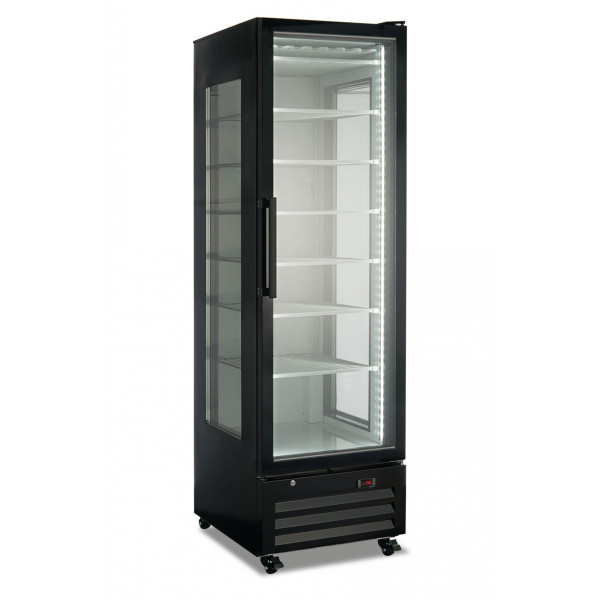 Pastry display three glass sides static Model FR410STBLK
