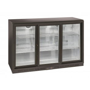 Refrigerated back bar cabinet 6 shelves3 sliding doors\Drinks display Model BBC330S