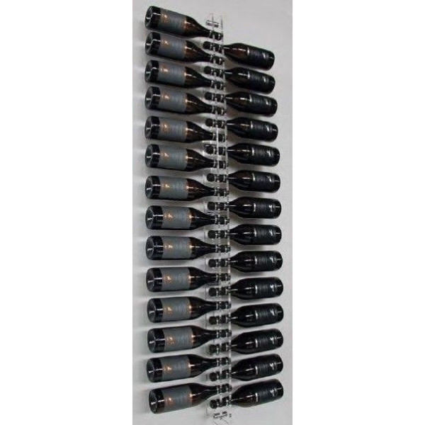 Neutral classic wine bottles display Bottles capacity 28 Transparent Model Plex150