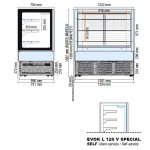 Self-service refrigerated display Model EVOKL120SPECIAL