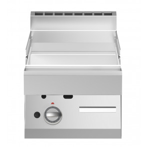 Gas fry top chromed smooth plate MDLR Model F7040FTGCLT