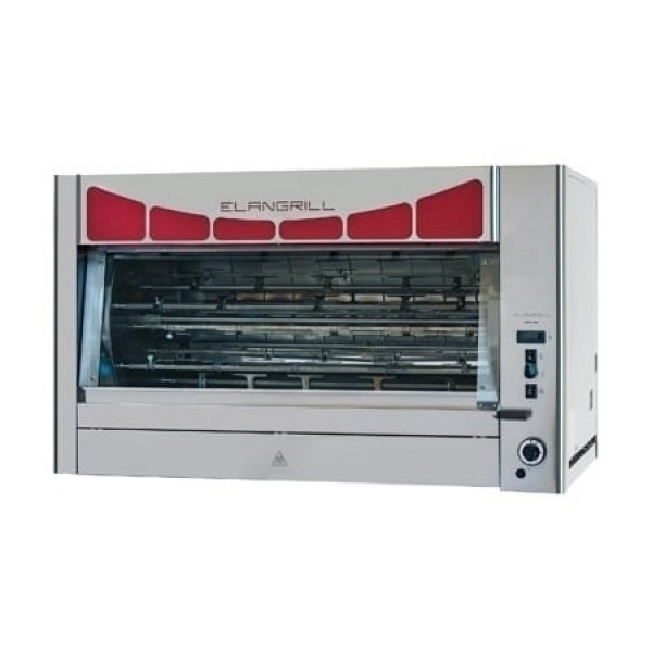 Gas planetary rotisserie ENG Model DELTA72P Capacity N. 72 Chickens N. 8 + 4 spits cm 91