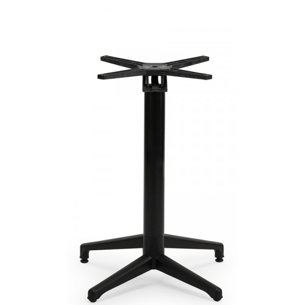 Outdoor base TESR Base in polypropylene with fiberglass, aluminium column, stackable frame with adjustable feet. Model 185-F4