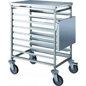 Trolley for fresh pasta boxes 900x800x150 Model CARPF