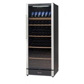 Vertical wine cooler Model WINE 155 Black Power 170 W Bottles capacity n° 146 Ø 75 mm