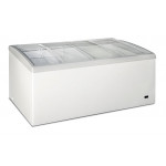 Static chest freezer with curved sliding glass lids Model FR568SLC