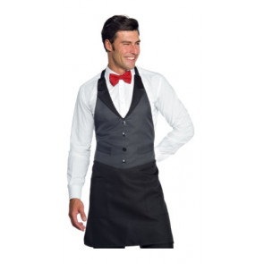 Unisex VICTOR apron 100% Polyester Anthracite+black Model 037297